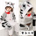 thumbnail image 4 of Pijamas Kigurumi de animales para niños y niñas, ropa de dormir de unicornio, monos de lana de Colar de invierno, mono de Anime, novedad, 4 of 6