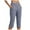 Blue, variant on Dressy Capri Pants for Women Stretch High Waisted Crop Work Pants Summer Casual Capris Slacks Yoga Trousers Dress Pant (Beige, M)