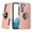 Rose Gold, variant on For Samsung Galaxy S23 / SM-S911 Metal Ring Stand Magnetic Car Mount Hybrid Impact Protective Shockproof Case Cover Purple