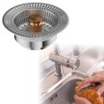 thumbnail image 1 of Canasta de receptor de alimentos con enchufe de fregadero de cocina con canasta anti-marginación Filtro de olor a protector de fregadero a prueba de, 1 of 8