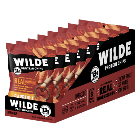 WILDE Protein Chips Barbeque 1.34oz (8-1.34oz)