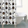 thumbnail image 4 of Halloween Happy Halloween Pumpkins and Spiders Shower Curtain 36"x72" ,Bathroom Decorative Shower Curtains Set with 12 Hooks,Modern Waterproof Washable Shower Curtain, 4 of 6
