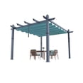 thumbnail image 2 of Yeshouse 10x13 Ft Aluminum Pergola with Retractable Canopy Metal Gazebo for Garden Modern Backyard Deck Grape Trellis, 2 of 6