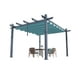 thumbnail image 2 of Yeshouse Pérgola de Aluminio de 10x13 Pies con Dosel Retráctil, Cenador de Metal para Jardín, Terraza Trasera Moderna, Enrejado de Uva, 2 of 6