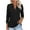 xx-Black1208, variant on Womens Turn Down Collar Elbow Sleeve Polo Shirt V Notch Slim Fit Casual Golf Tops Daily Work Casual Top