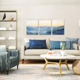 thumbnail image 4 of Decoración de pared con estampado YjyArt Sunrise Misty Forest, 3 paneles, 30 x 40 cm, 4 of 8
