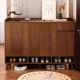 thumbnail image 2 of Gabinetes de zapatos interiores de madera maciza, gabinetes de zapatos de almacenamiento Vintage para sala de estar nórdica, estante americano, muebles Szafki Do Salonu, 2 of 4
