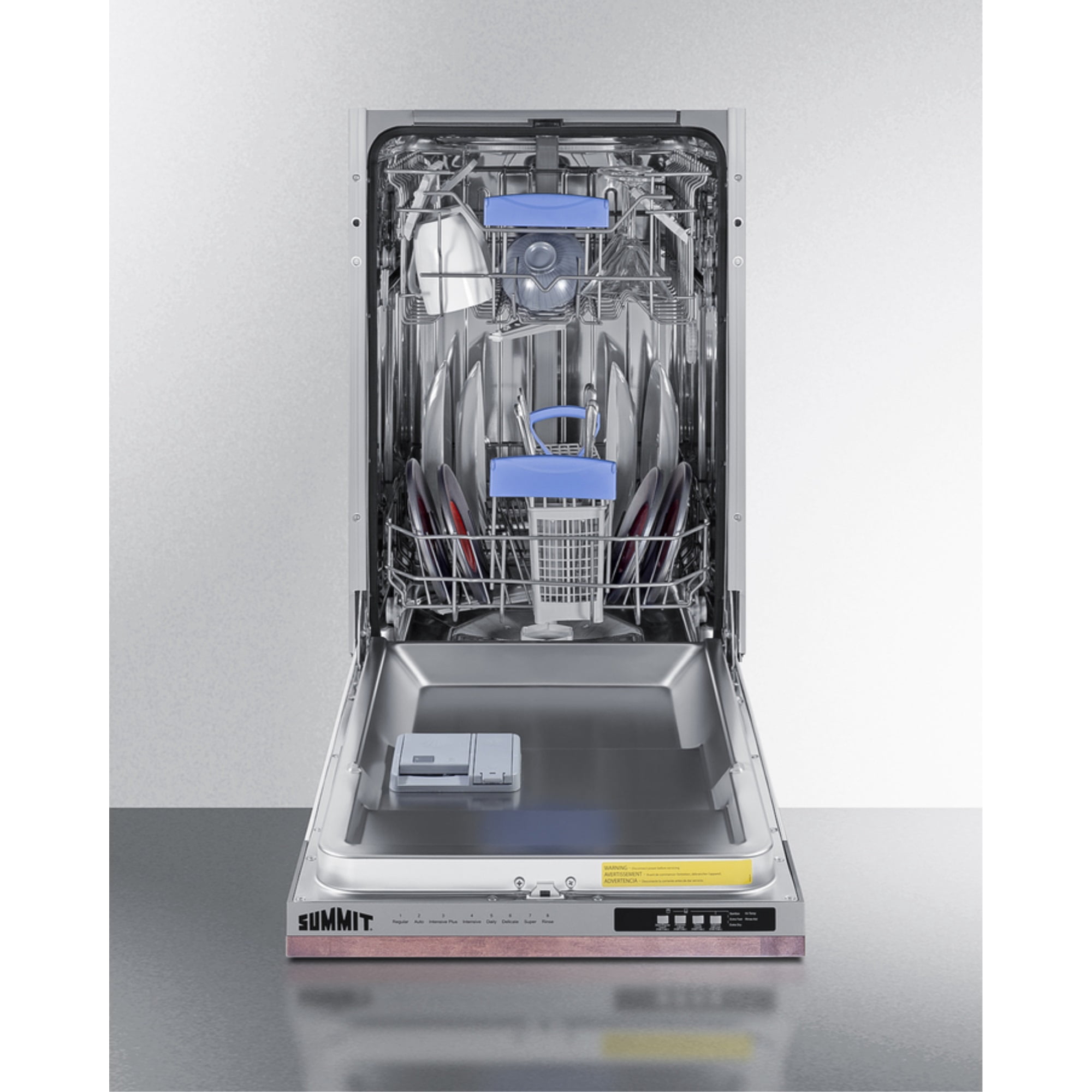 18" wide ADA compliant fully integrated/panel-ready ENERGY STAR certified dishwasher with top controls