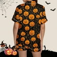thumbnail image 7 of Hvot&aat Halloween Pajamas Women Sets Silk Satin Ghost Graphic Cute Sleepwear Short Sleeve Shirts and Shorts Sets, 7 of 7