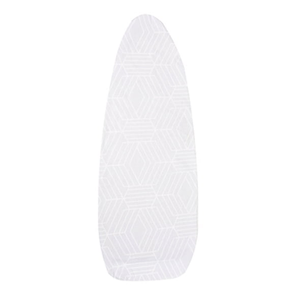 funda para burro de planchar de algodón 1.30 m x 55 cm gris