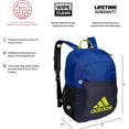 thumbnail image 2 of adidas Ready Backpack, Shadow Navy/Team Royal Blue/Impact Yellow, One Size One Size Shadow Navy/Team Royal Blue/Impact Yellow, 2 of 7