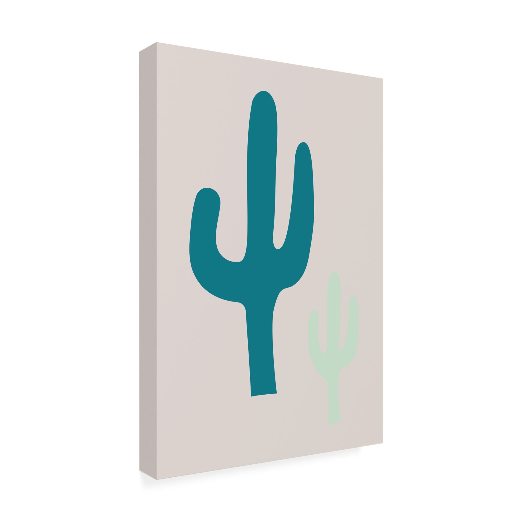 Trademark Fine Art Pictufy Studio Cactus Beige Canvas Wall Art