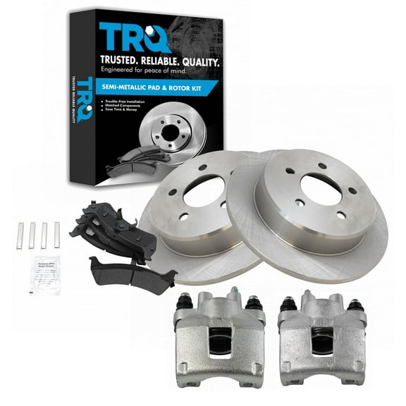 TRQ Rear Brake Pad & Rotors Fits 1995-2001 Ford Explorer 97-01 Mountaineer BKA18408