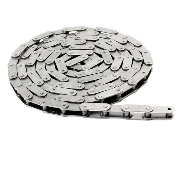 Jeremywell C2080SS Stainless Steel Conveyor Roller Chain 10 Feet with 1 Connecting Link