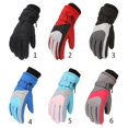 thumbnail image 3 of Black Niños Niños Invierno Espesar Cálido Montaña Snowboard Guantes de esquí A prueba de viento Impermeable Dedo completo Mitones para deportes al aire libre Esquí Ciclismo Montar, 3 of 5