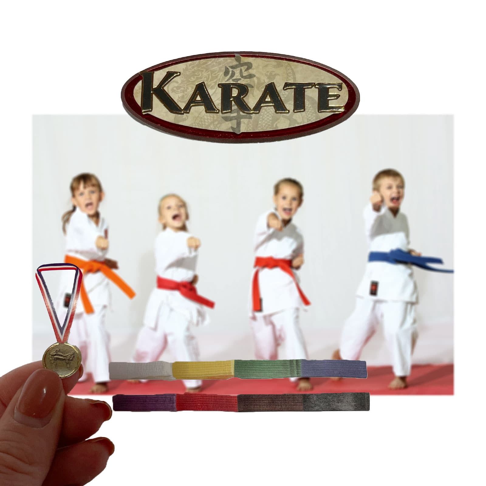 Recollections Karate Stickers, 12 Pack