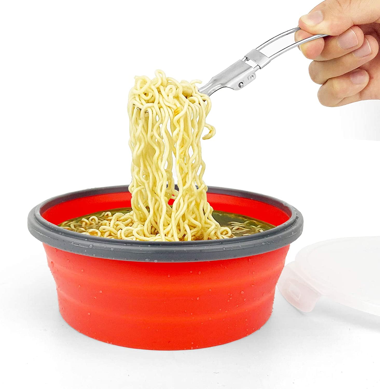 Portable Noodle Bowls With Handles Perfect For Camping - Temu