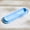 Blue, variant on Aximioll Extra Long Cat Bowl, Multi-Cat Feeding Station No Whisker Fatigue, Plastic Long Pet Food Tray for Kittens and Small Dogs Indoor Dining