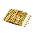 thumbnail image 2 of Uxcell Twist Ties 2.4" Plastic Coated Iron Closure Tie for Tying Bread, Candy, Cookies, Gift Bags Golden 500pcs, 2 of 5