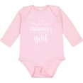 thumbnail image 3 of Inktastic Grandma Girl for Granddaughter Girls Long Sleeve Baby Bodysuit, 3 of 5
