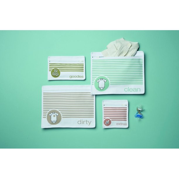 SugarBooger Diaper Bag Organizer Pouches Cotton