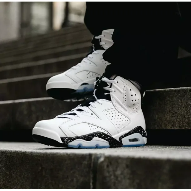 N I-K-E Jo r-dan 6 Retro Reversed Oreo White Black CT8529-112 Men Size 8-13 STEAL!
