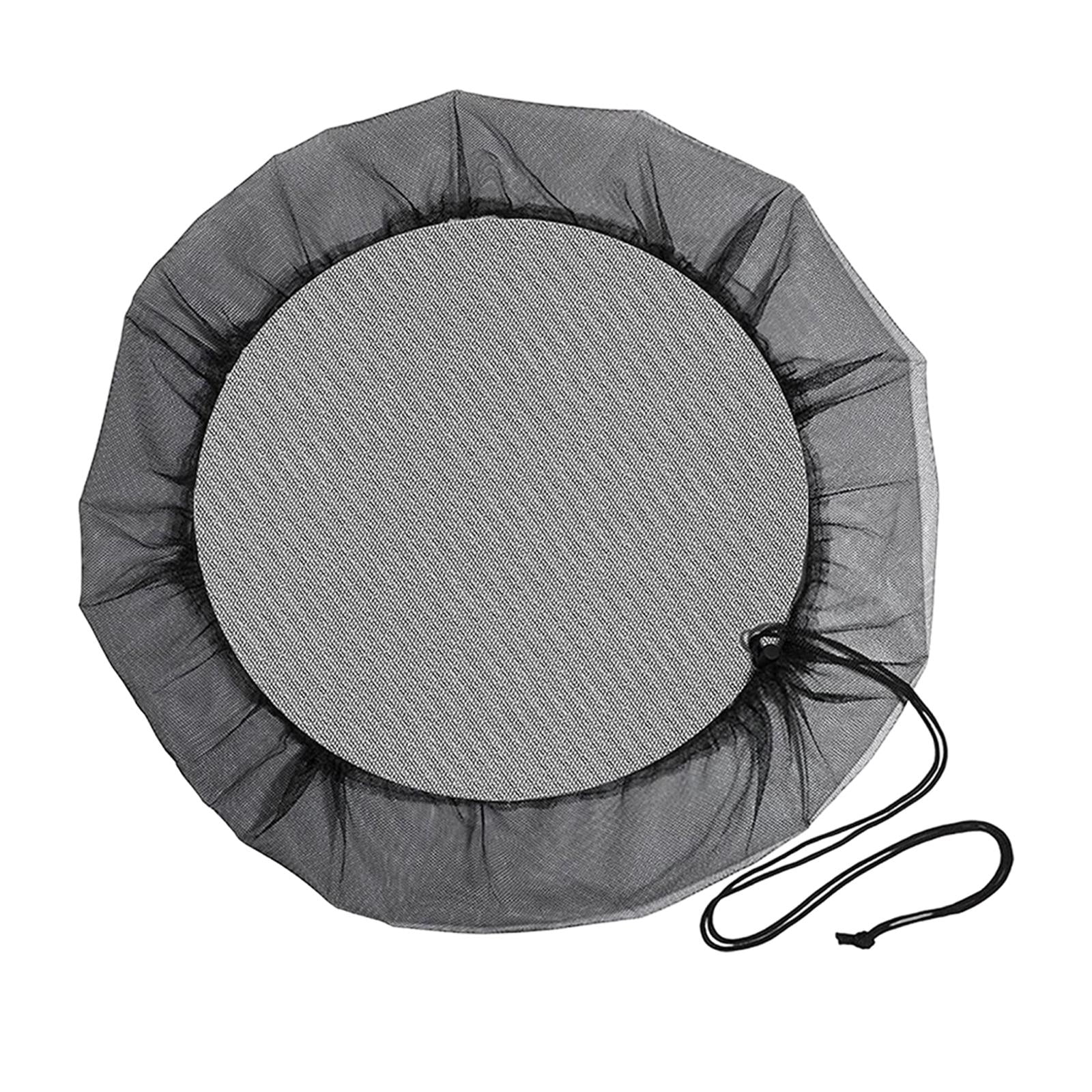 Rain Barrel Netting Screen with Drawstring Keep Mosquitos Debris Out