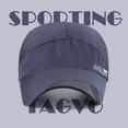 thumbnail image 6 of TAGVO Sports Mesh Baseball Cap, 2 Pack Summer Breathable Mesh Baseball Sun Cap Sport Quick Drying Hats Unisex Running Visor Cap with Adjustable Buckle Closure, 6 of 7