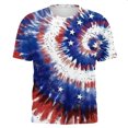 thumbnail image 3 of DPTALR T-Shirt à Manches Courtes pour Hommes, Col Rond, Impression Numérique 3D Drapeau, Pull D\'entraînement Physique, 3 of 3