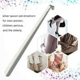 thumbnail image 4 of LYTIVAGEN Stainless Steel Shoehorn, Metal Long Shoe Horn Handled Shoehorn for Men, Women, Children and the Elderly (42CM), 4 of 7