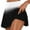 01Black, variant on pbnbp Summer Skirts for Women 2023 Skorts Skirt High Waist Stretch Ombre Tie Dye with Pockets Biker Shorts