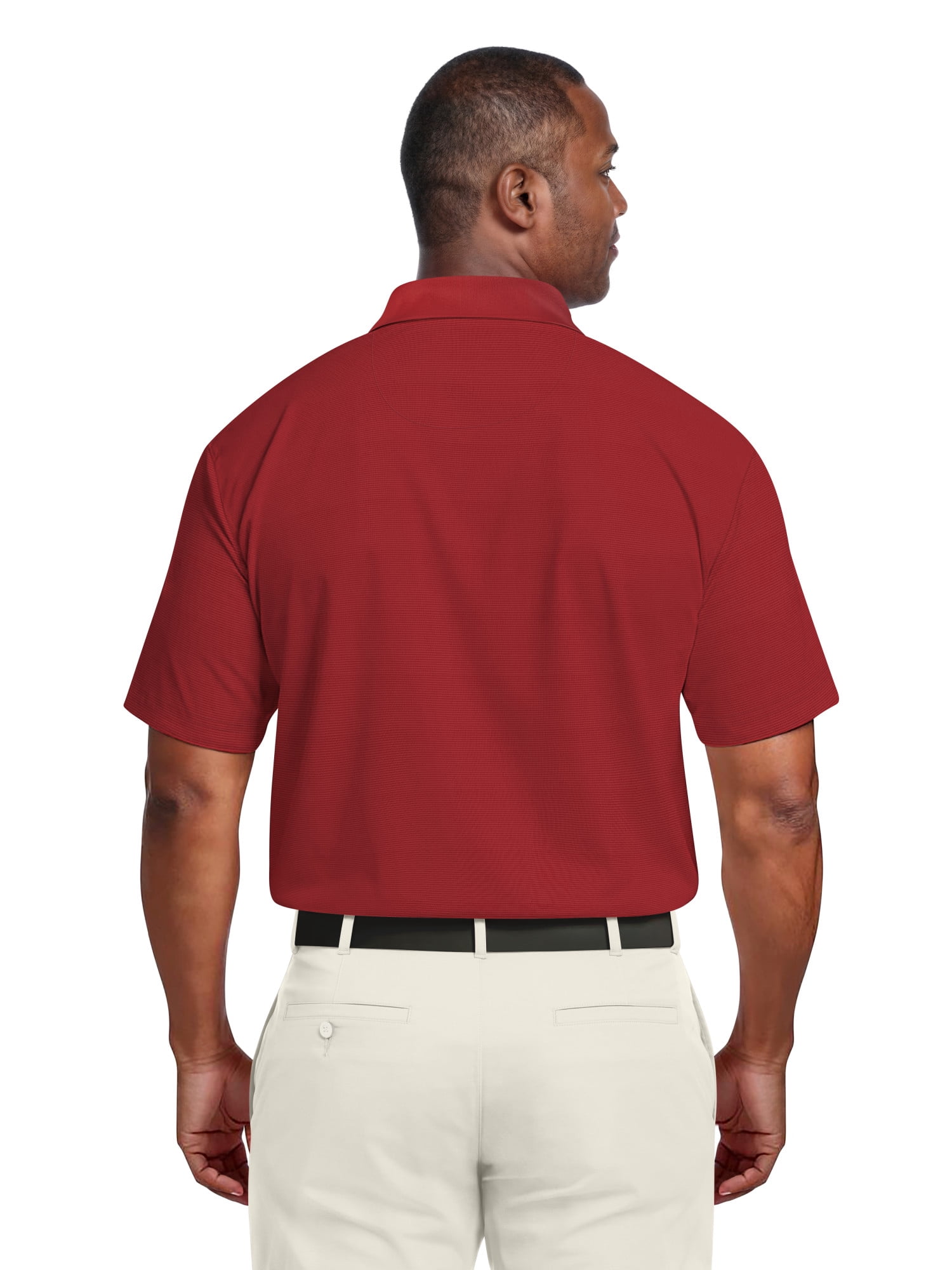 Ben Hogan Men's & Big Men's Performance Solid Polo Shirt with Short Sleeves, Sizes S-5XL