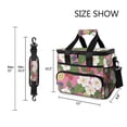 thumbnail image 3 of FORMRS Insulated Cooler Bag 24 Cans Capacity Soft Leakproof Lunch Box with Side Pockets, White Flowers, 3 of 7
