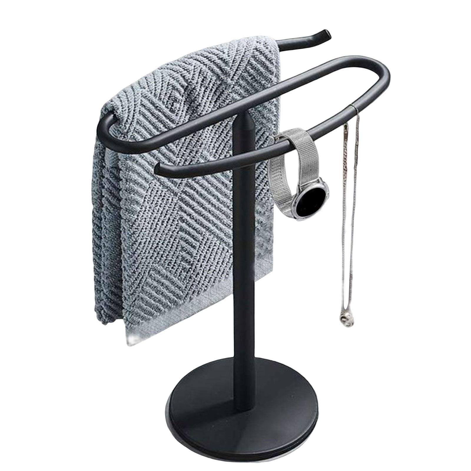 Rongfmy Bath Towel Stand Desk Towel Bar Hand Towel Hanger Stainless Steel Bathroom Towel