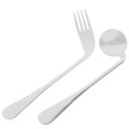 thumbnail image 2 of GAXIRE 1 juego práctico de tenedor y cuchara curva para discapacitados, tenedor y cuchara auxiliar, vajilla de fácil uso, ayuda para la alimentación de alimentos., 2 of 5