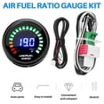 thumbnail image 1 of Indicador de relación aire-combustible de 52 mm con pantalla digital LED y sensor de oxígeno O2 de banda estrecha para coche de 12 V., 1 of 5