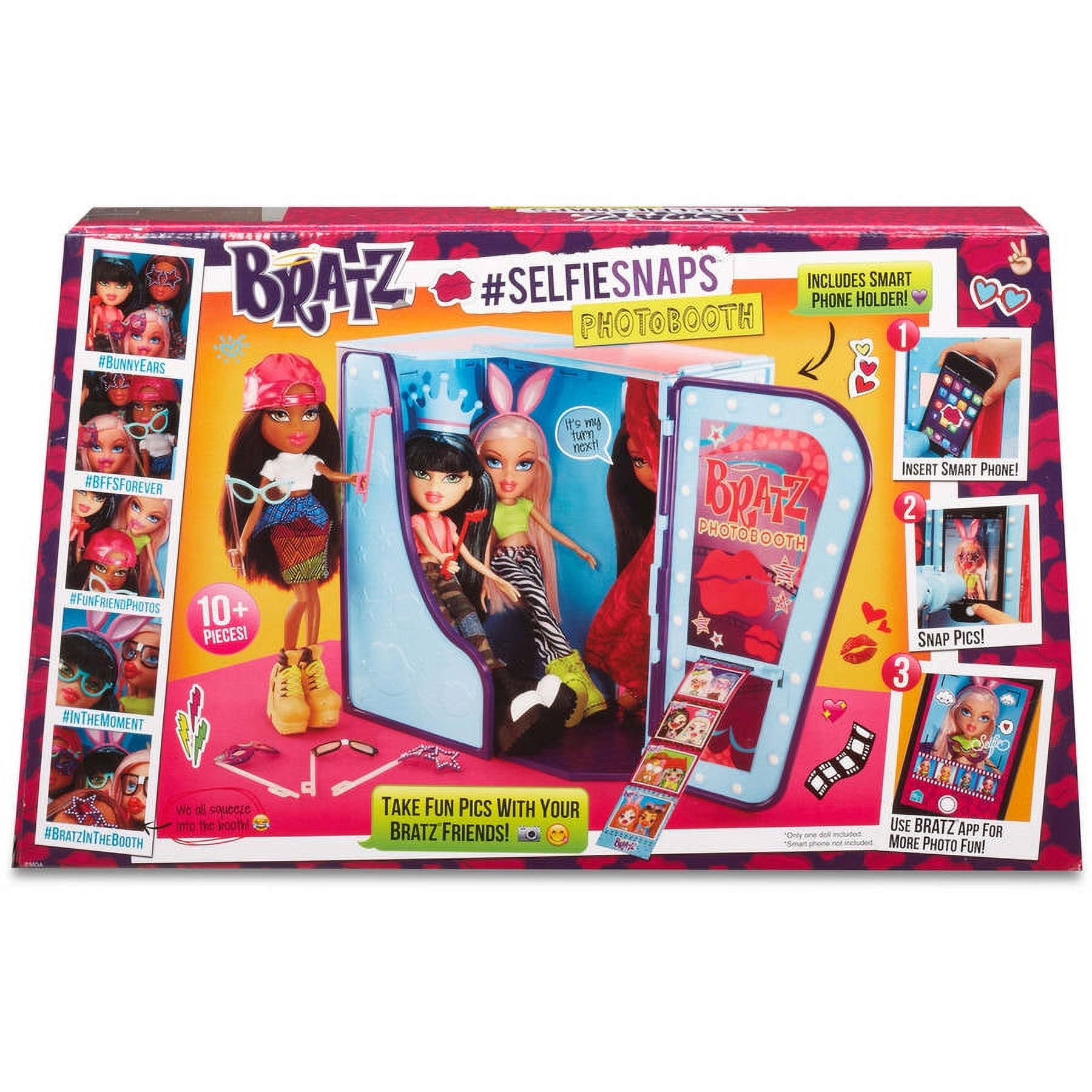 Bratz #SelfieSnaps Photobooth with Doll, Great Gift for Children Ages 6, 7, 8+ - image 5 of 5