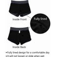 thumbnail image 7 of Attraco Swimsuit Bottoms For Women Fitness Boardshorts Wilde Waistband Tankini Bottoms, 7 of 7