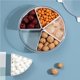 thumbnail image 2 of Bandeja Para Servir Aperitivos De Cuatro Compartimentos Plato De Fruta Transparente Recipiente De Almacenamiento De Dulces De Plástico Multiusos Con Tapa Para Aperitivos De Frutas Dulces Sweethay HA028041-02, 2 of 7