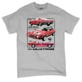 thumbnail image 5 of Ford Mustang Poster 1968 1969 1971 T-shirt Legendary Performance American Classic Muscle Car Licensed Men's Tee, 5 of 7