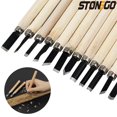 thumbnail image 2 of 3/6/12PCS Wood Carving Hand Chisel Woodworking Tool Set Woodworkers Gouges 6PCS, 2 of 5