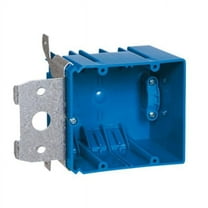 Carlon Adjust-A-Box 2-Gang PVC Molded Wall Box B234ADJC