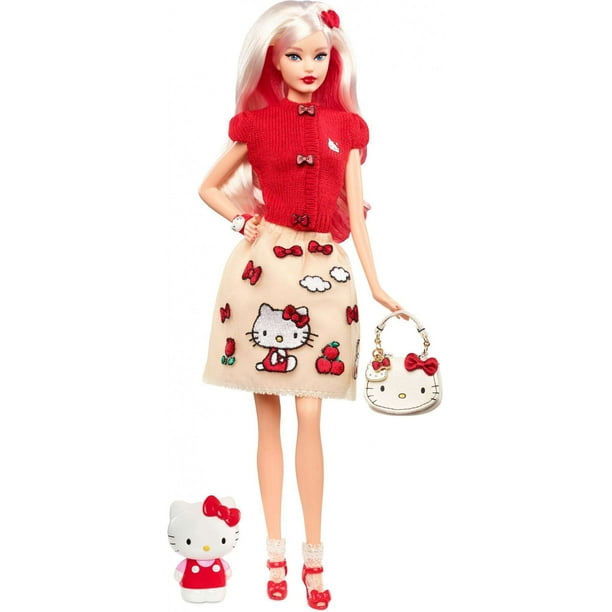 Barbie Hello Kitty Icon Fashion Dress Doll with Stand - Walmart.com