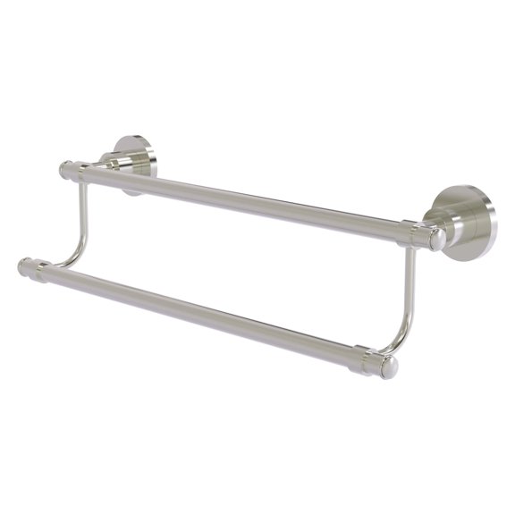 Washington Square Collection Double Towel Bar - Satin Nickel / 24 Inch