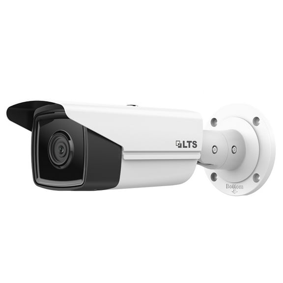 LTS CMIP9382W-MD HD IP 8MP/4K 4mm 197ft IR Smart Ai Deep Learning WDR Bullet Camera LTCMIP9382W-MD