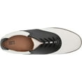 thumbnail image 5 of Upper Class Women's White/Black Leather Saddle Oxfords, 5 of 8