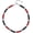 Black/White/Red, variant on Baseball Beaded Necklace for Men Tutuviw Adjustable Glitter Bling Beaded Rhinestone Necklace Drip Gift for Teens Christmas Jewelry Baseball Gifts Beaded Necklace(Purple/White/Black)