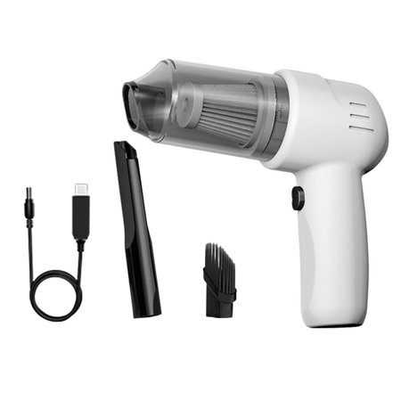 

Fovolat Cordless Vacuum Cleaner Electric Air Duster Handheld Duster with Charging Cable 2 In 1 Portable Wet & Dry Vacuum for Home Car Cleaning brilliant