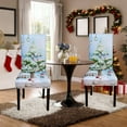 thumbnail image 6 of Christmas Stretch Chair Covers Washable Dining Chair Slipcovers Elastic Decor Kitchen Dining Room Party Wedding Decoration Seat Protector, 6 of 6
