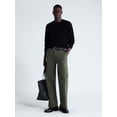 thumbnail image 2 of Free Assembly Men’s Cashmere Crewneck Sweater with Long Sleeves, Midweight, Sizes XS-2XL, 2 of 5